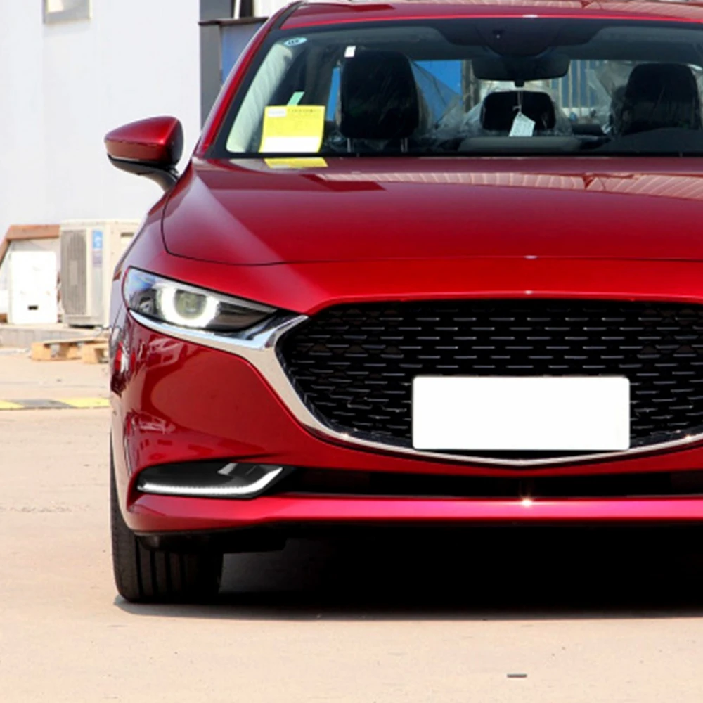 Автомобильные мигающие дневные ходовые огни противотуманные фары с желтым