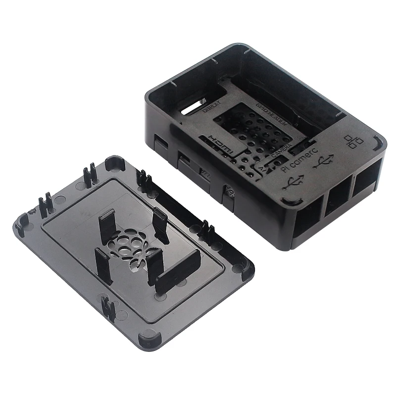 Корпус из АБС-пластика для Raspberry Pi 4 Модель B с охлаждающим вентилятором