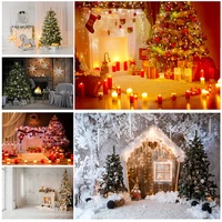 christmas theme indoor photography background christmas tree fireplace children portrait photo backdrops 21710 chm 05