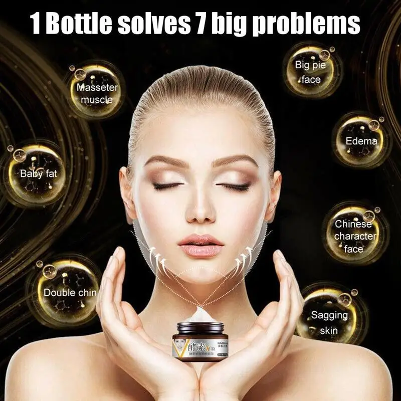 Массажный крем для лица лифтинг v-образная форма Тонкий подтягивающий красота