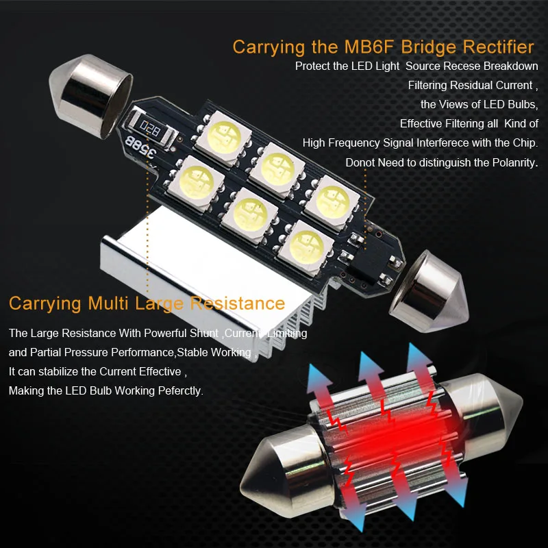 Чисто белые безотказные купольсветильник лампы для салона комплект фар Mercedes-benz E