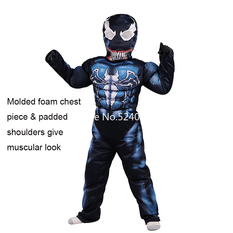 Детский маскарадный комбинезон с мышцами костюм из фильма для мальчиков
