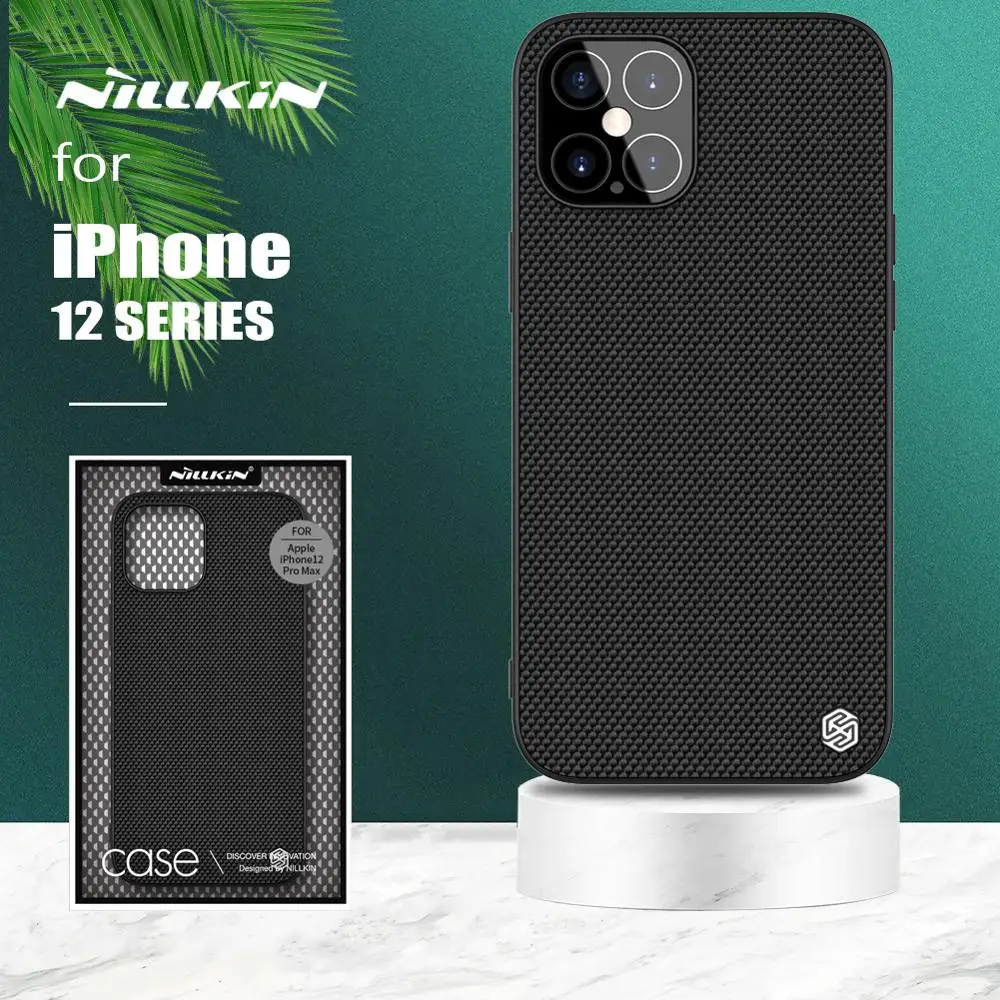 Чехол Nillkin для iPhone 12 Pro Max 3D текстурированная нейлоновая тонкая задняя крышка из