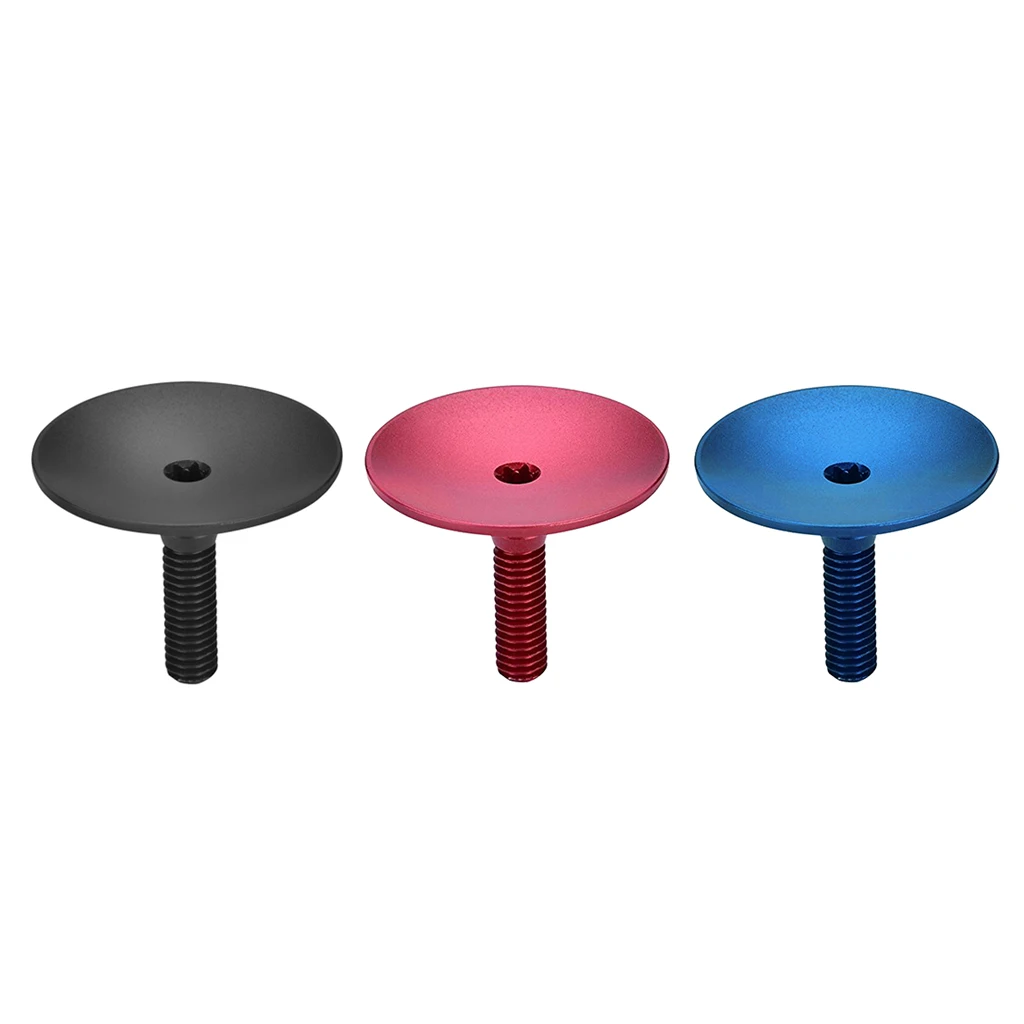 

Alloy Bike Stem Headset Top Threadless Cover Integrated Bolt
