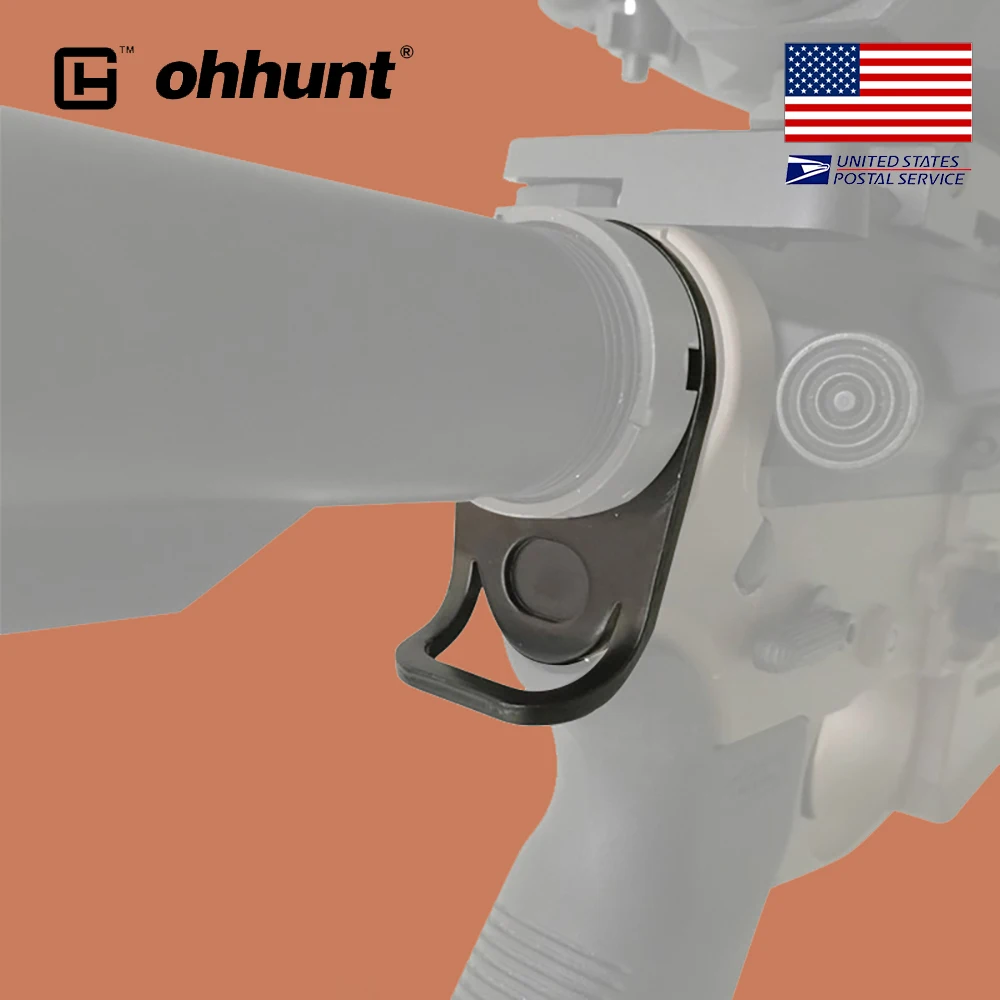 Ohhunt Охота Слинг адаптер крепление AR15 черный симметричная Торцевая Пластина Sling