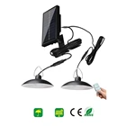 Ретро абажур Солнечный подвесной светильник светодиодный на открытом воздухе в помещении люстра солнечный светильник белый Садовый светильник ing для двор дома украшения