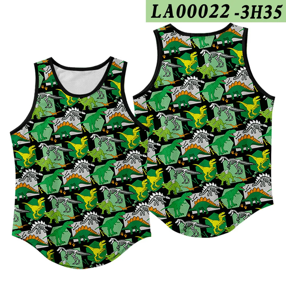 Мужская майка для бодибилдинга Летняя Повседневная жилетка с принтом рыбы