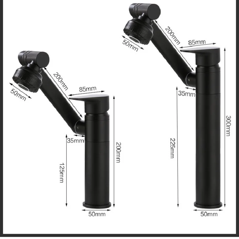 

Brass single-hole hot and cold water faucet wash basin counter basin faucet universal swivel basin faucet