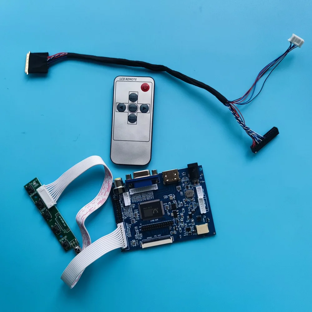

Kit LTN101NT02-001/101/306/A01/A02/A03/A04 1024*600 10.1" 40Pin Controller board WLED VGA+2AV LCD screen LVDS HDMI-compatible