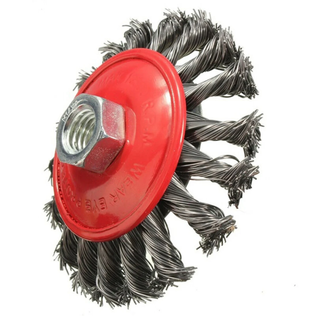 

4pcs Wire brush Supplies Set Semi Flat Wheel Steel Cleaning Paint Scale