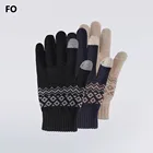 Для сенсорного экрана теплые бархатные гольфы для смартфона сенсорный экран для женщин и мужчин цвет золото зимний Рождественский подарок