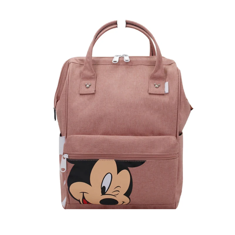 Сумка для подгузников disney, рюкзак, детские сумки для мам, мокрая сумка, модный органайзер для подгузников для мам, органайзер для подгузников с Микки Маусом, дорожная коляска - Цвет: 4