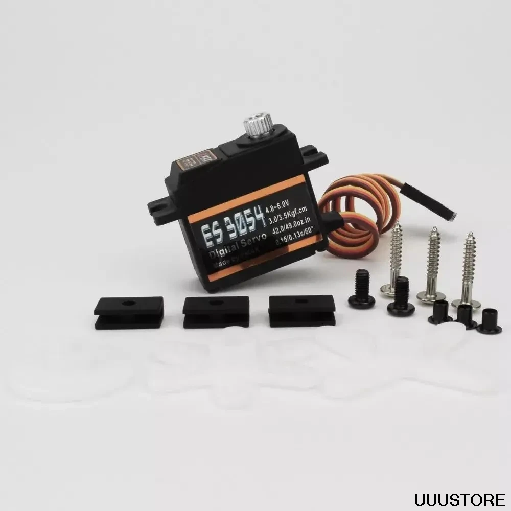 Emax ES3054 17g 3 5 кг 0.13sec 23T Металлическая Шестерня цифровой сервопривод для RC самолета