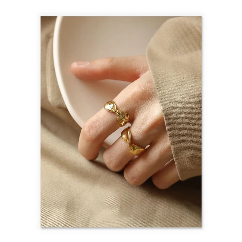 Латунь Гальваническое 18K золото винтажное перо Модное Элегантное для свадьбы