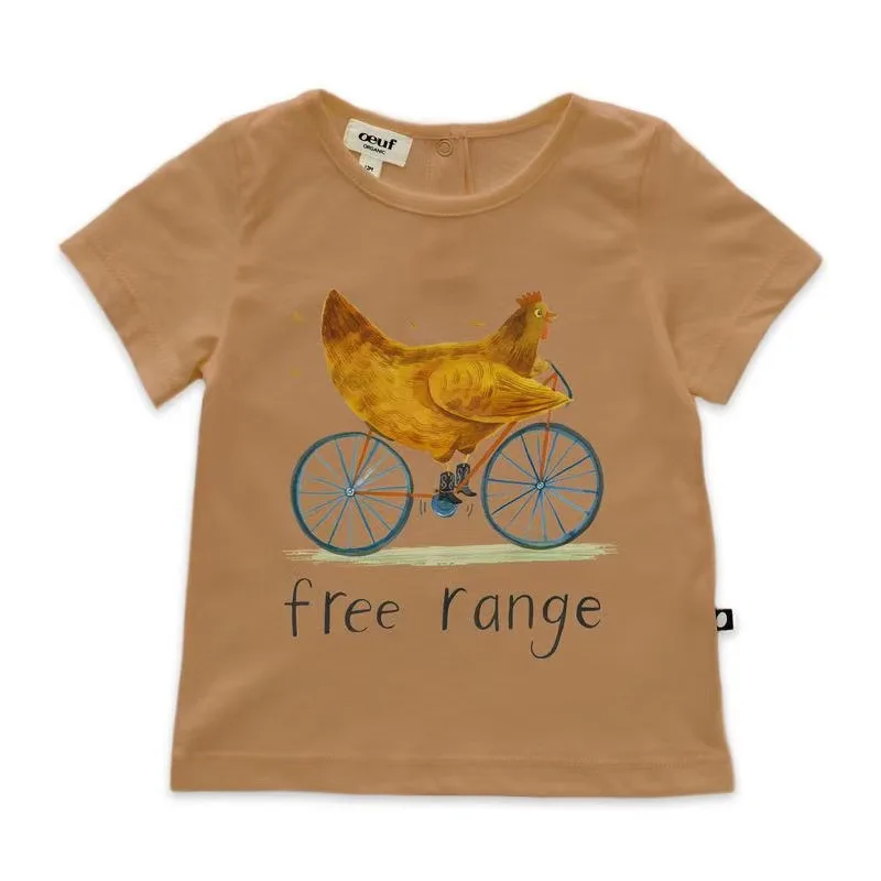 

Oeuf 2021 Kids Summer T-Shirt Fashion Boys Girls Clothes Animals Pattern Short Sleeve Tops T Short Boy Shorts Kids Clothes