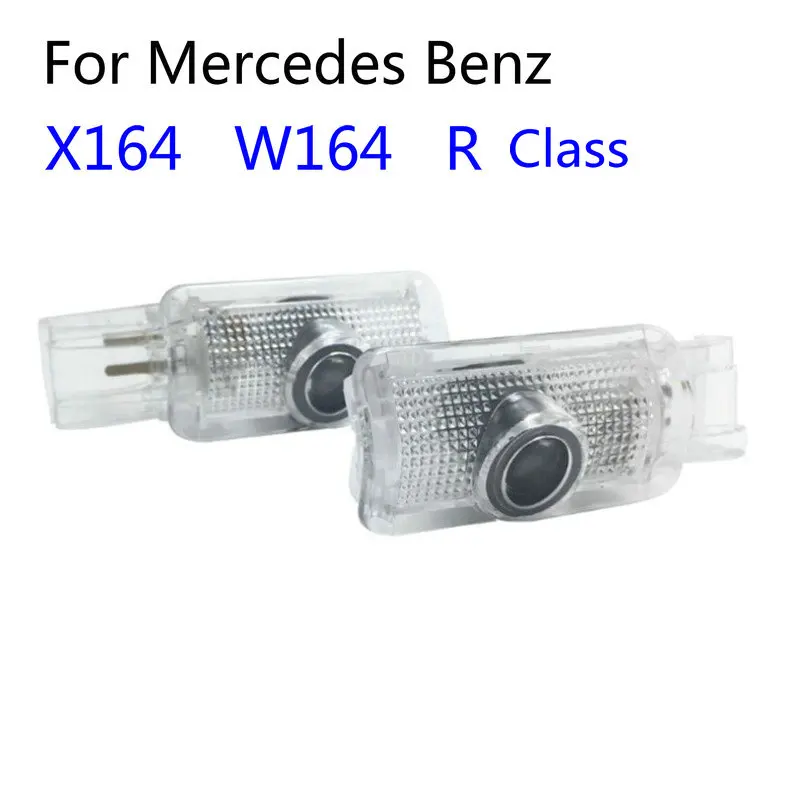 2X для Mercedes Benz R w251 R350 r500 ML W164 GL X164 amg светодиодный Автомобильный Дверной логотип