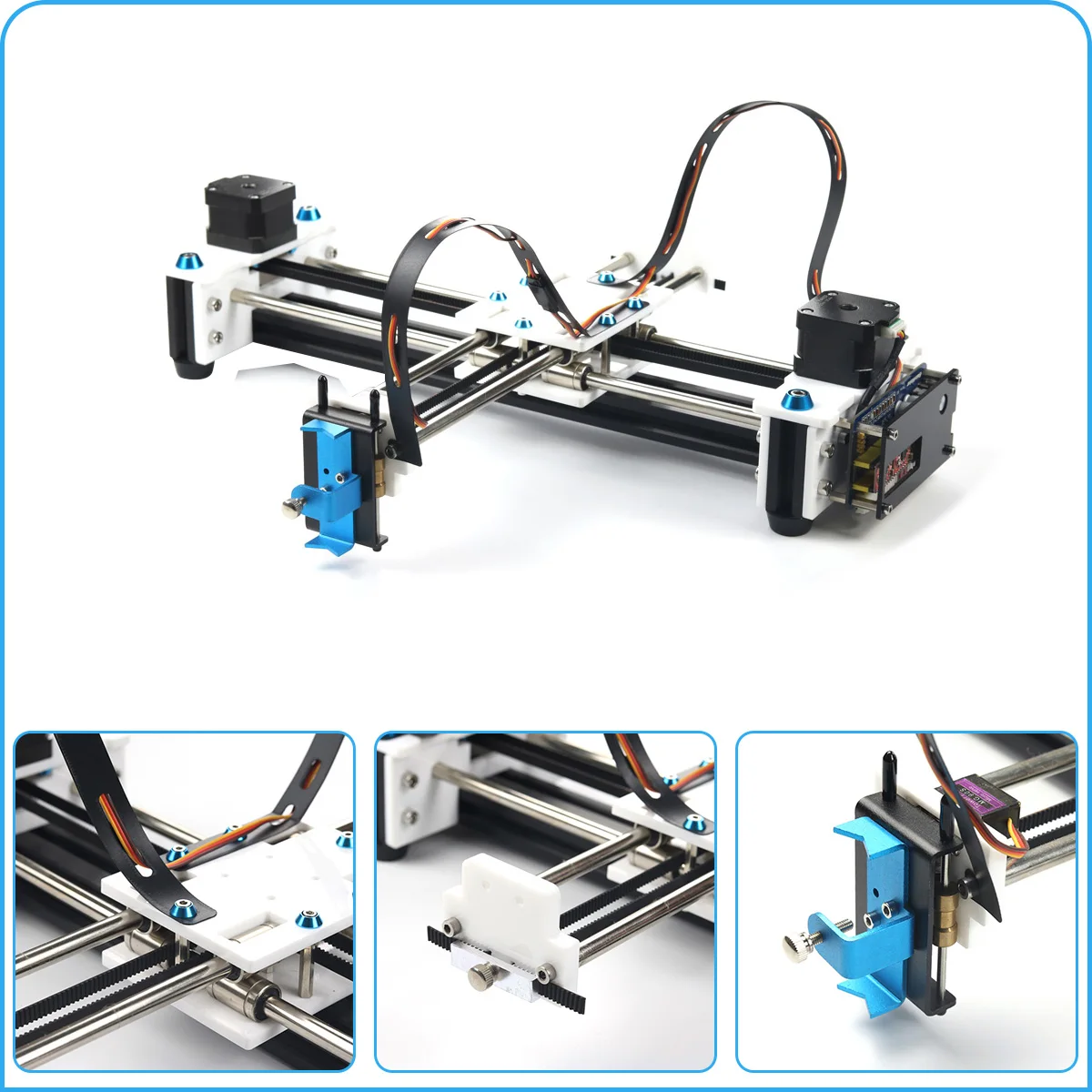 280x200 мм Мини XY 2 оси CNC плоттер ручка USB DIY Лазерный чертежный станок гравировка