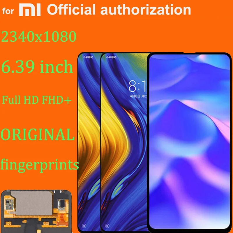 Pantalla LCD Super Amoled Original para XIAOMI MIX 3, montaje de digitalizador con pantalla t&aacute;ctil para Mi Mix3 Mix 3, LCD para mix 3, 5G, novedad-0