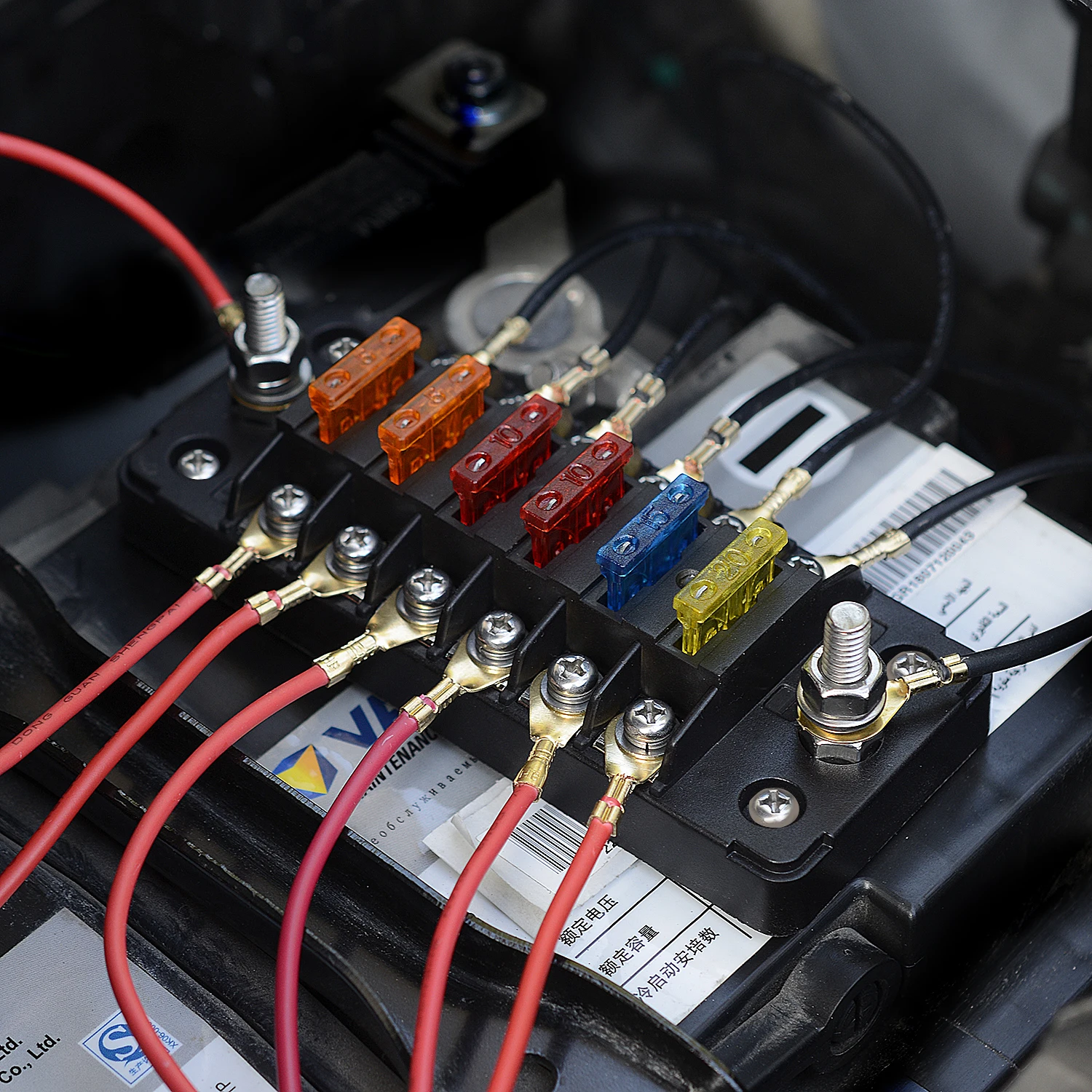 Миниатюрный автомобильный предохранитель для автомобиля лодки 6/12 путей патрон