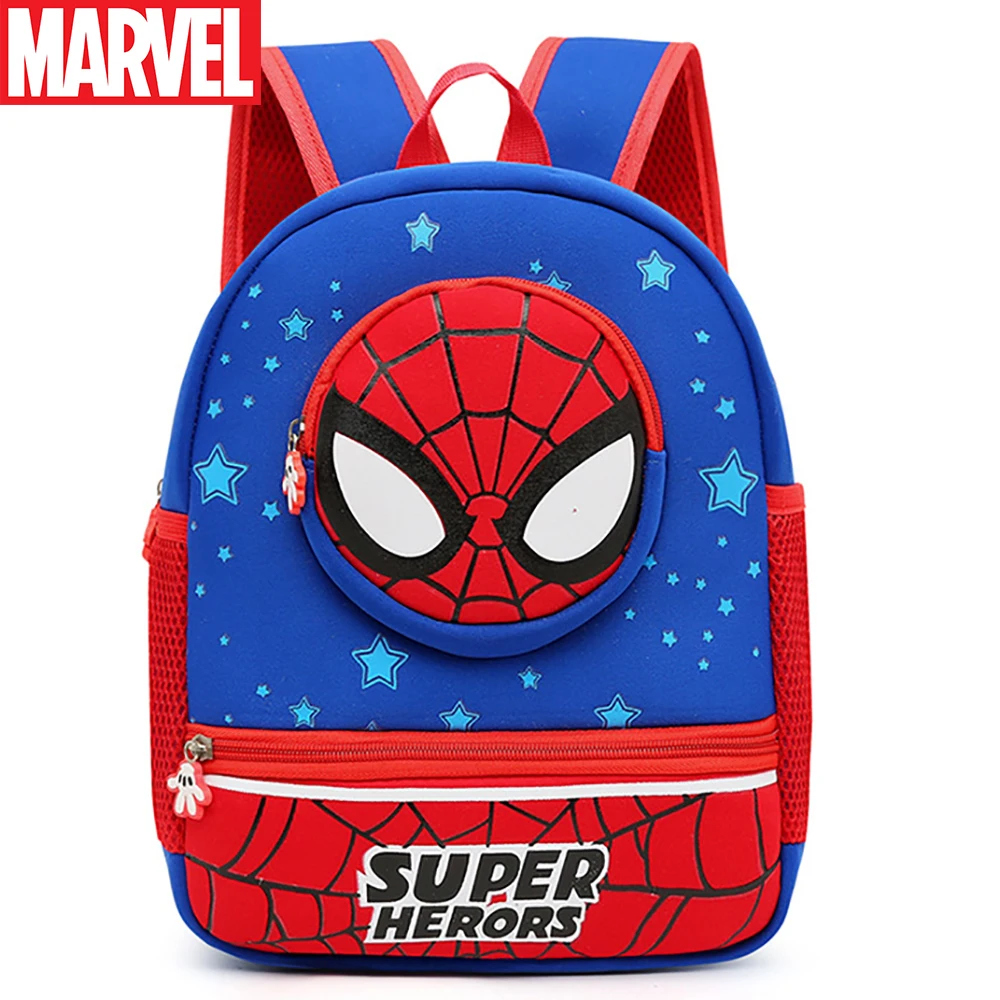 Детские рюкзаки Марвел для мальчиков брендовые школьные ранцы с мультяшным