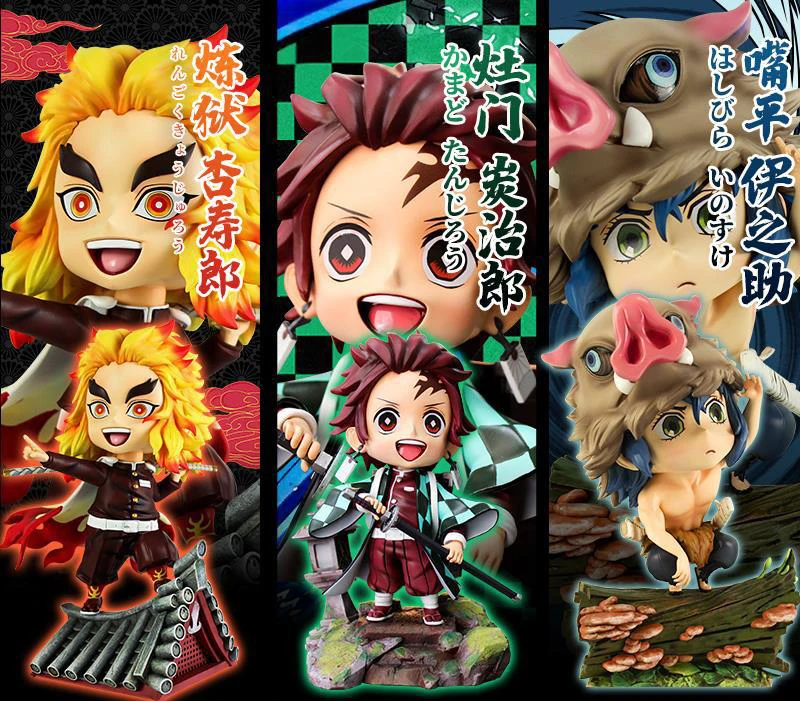 

Anime Figure Demon Slayer Tanjirou Inosuke Rengoku Model PVC Toys 16cm Action Figurals Collection Juguetes Xmas Gift Statue Doll