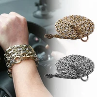 outdoor stainless steel self defense protection dragon hand bracelet chain necklace waist chain equipment
