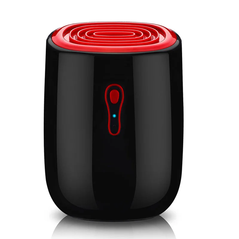 

Red Color Mini Dehumidifier For Home Use Ultra-Quiet Wardrobe Clothes Dryers Bedroom Moisture Absorber 500ml