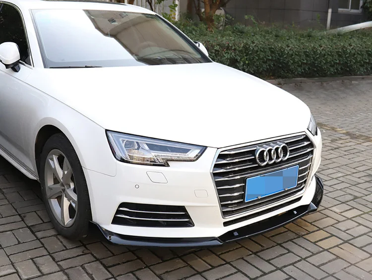 Задний спойлер для Audi A4 2016 2018 задний ABS передний бампер диффузор защита