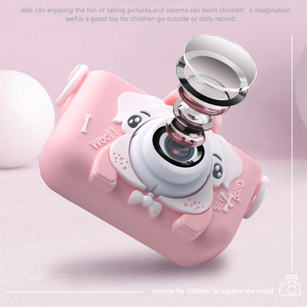 2 0 дюймовая детская мини камера Цифровое фото видео объектив передней и задней