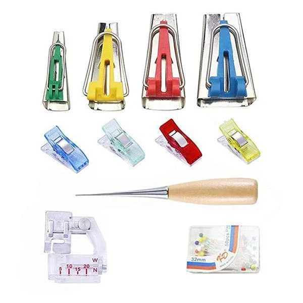 Лидер продаж набор для обвязки тканевой ленты деревянные шильные зажимы булавки