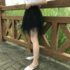 Юбка-пачка Женская мода юбки 2020 килт плиссированные короткие saia faldas mujer Высокая талия необычная черная сексуальная фатиновая юбка jupe femme