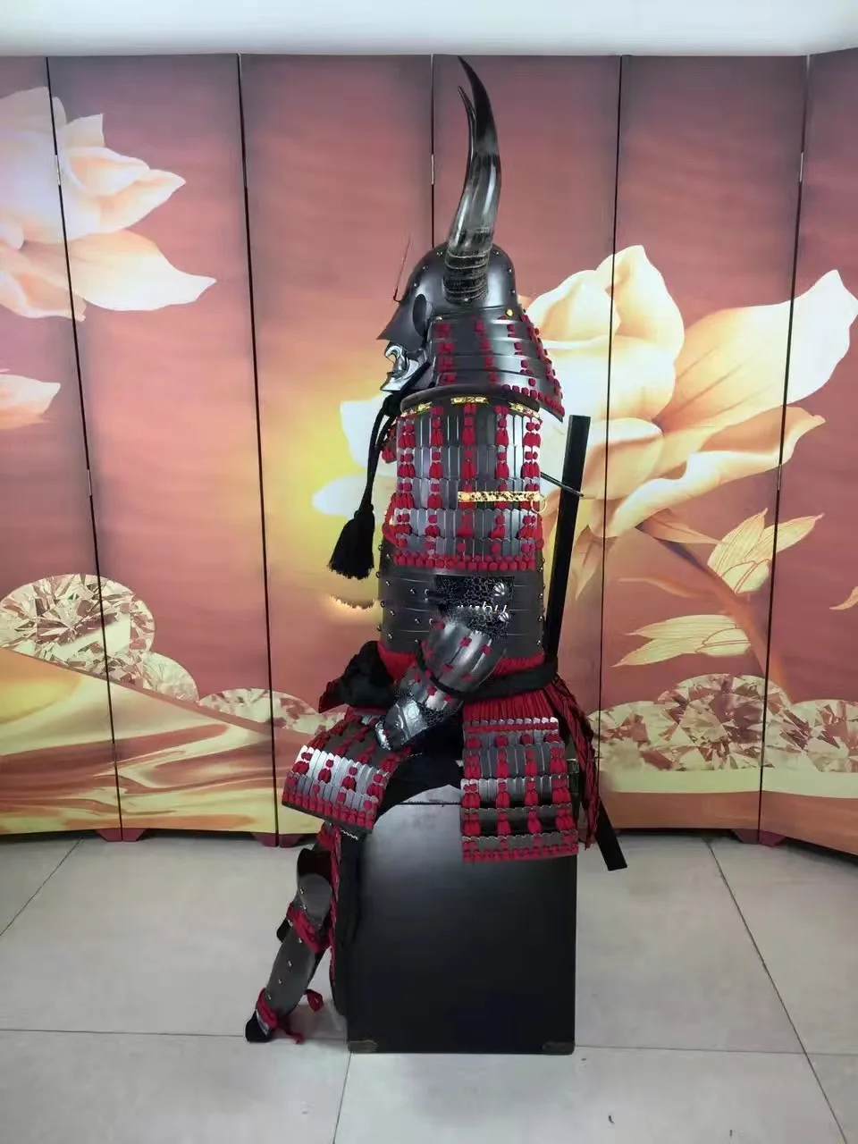 Verkaufen Premium Japanischen Samurai Rüstungen Echt Rüstungen Wearable Cosplay Kostüm