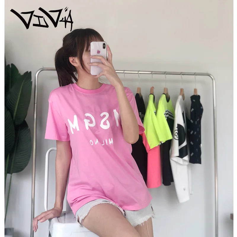 Футболка VIVA MB ITLAIN для мужчин и женщин хлопковая рубашка с надписью MGM XS S M L XL -