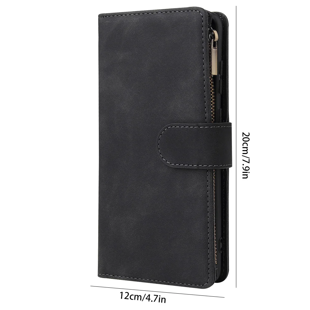 

Wallet Case Samsung Case with Card Holder Phone Flip Cover PU Zipper Protective Cover Card Holder Compatible with Samsung A32 5G