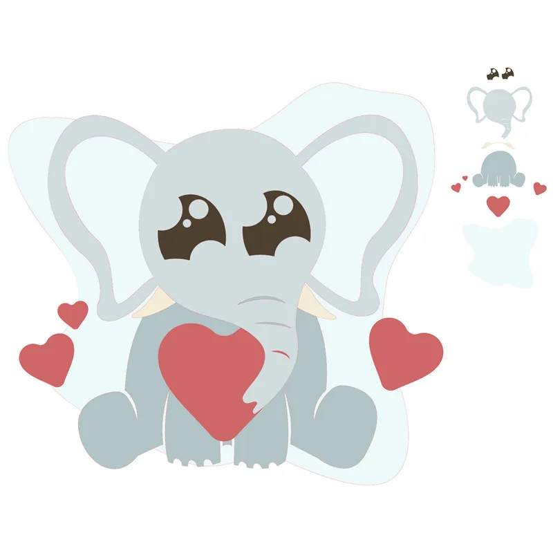 Штампы Eastshape Elephant металлические резные штампы в форме сердца скрапбукинг новинка