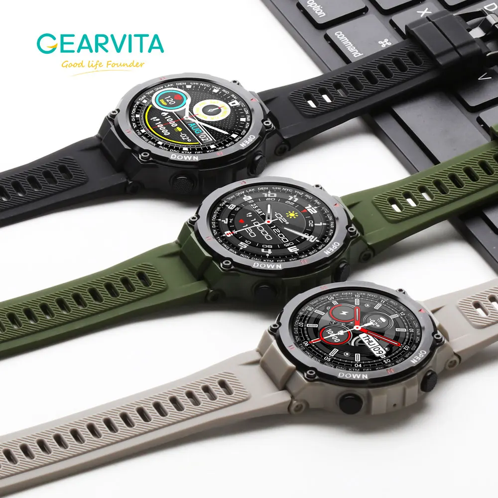 

K22 Smart Watch Men Sports Fitness Tracker Bluetooth Call Music Control Phone 400mah Smart Watch Waterproof Men's Smartwatch