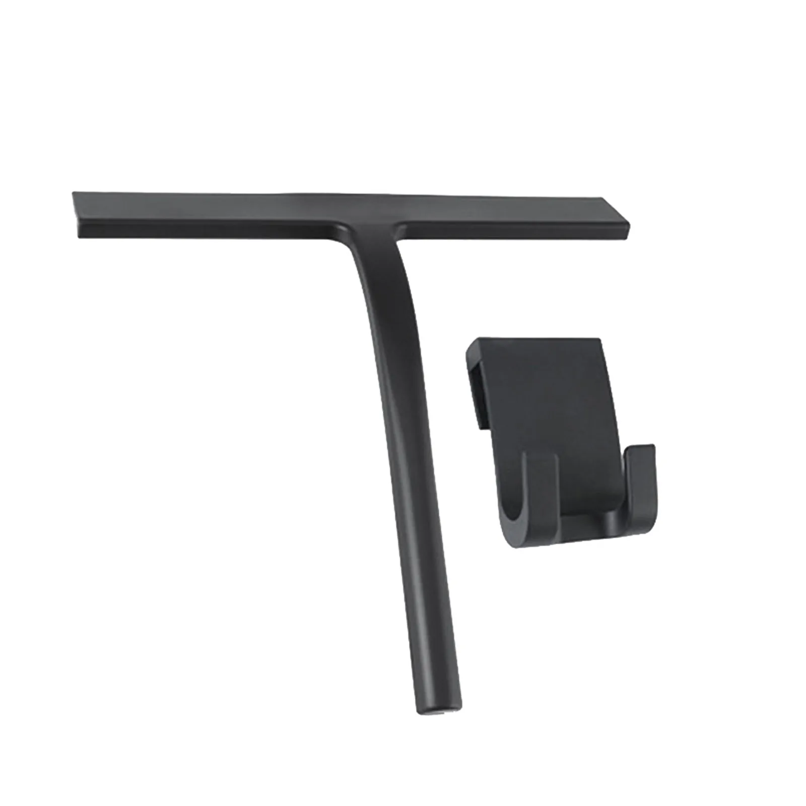 

Shower Squeegee Window Glass Wiper Scraper Cleaner With Silicone Blade & Holder Hook For Bathroom Kitchen Car Glass Cleaning