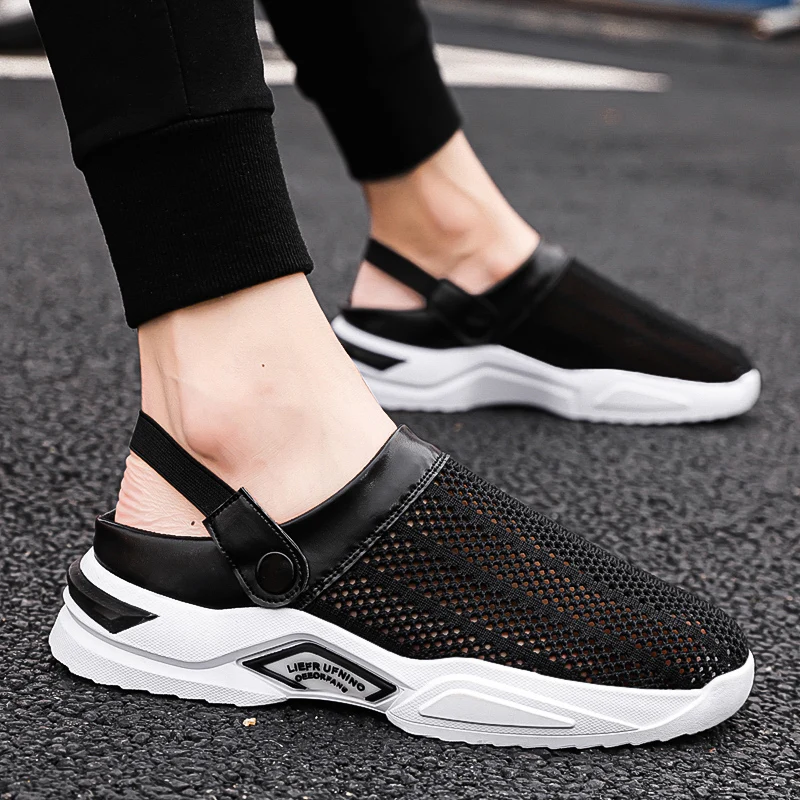 Summer Men Sandals Beach Shoes Breathable Fashion Light Weight Male Casual Shoes Outdoor Flats Water Shoes Sandalias Hombre