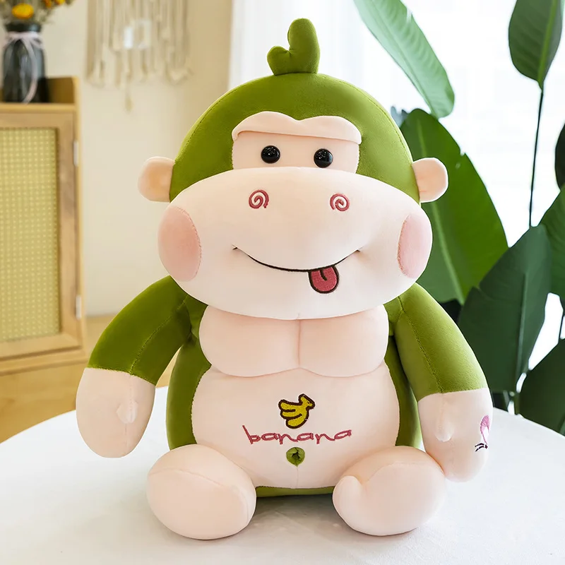 

Orangutan Plush Doll Kawaii Cartoon Animal Plush Toy Cute Chimpanzee Pillows Cushion Soft Stuffed Doll Room Decor Gift for Girls