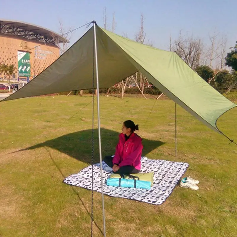 

Outdoor Canopy Hammock Rain Fly Tent Camping Waterproof UV Protection