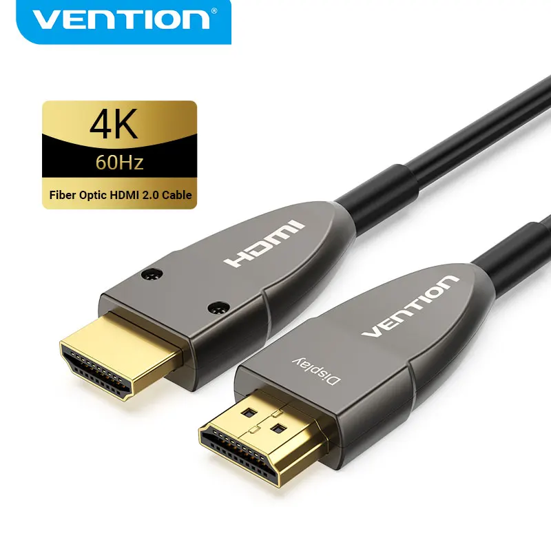 Кабель Vention HDMI 2 0 4K 60 гц оптоволоконный кабель HDR для HDTV Box проектора PS4 10 м 20 30 50 80 100