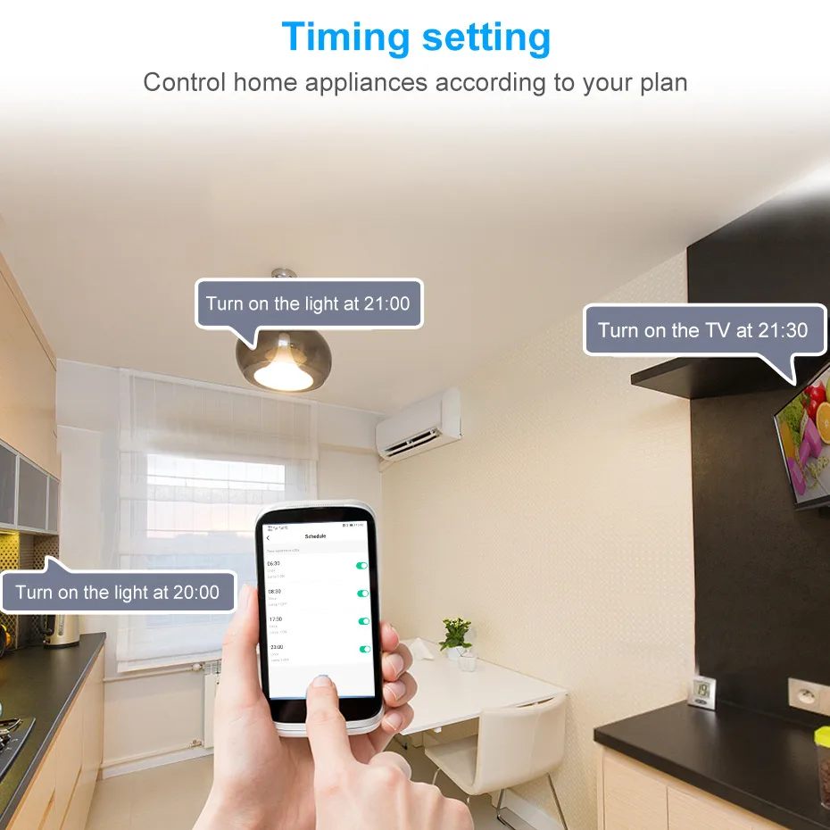 2Way светильник переключатель интеллигентая (ый) Беспроводной Wi Fi сенсорный