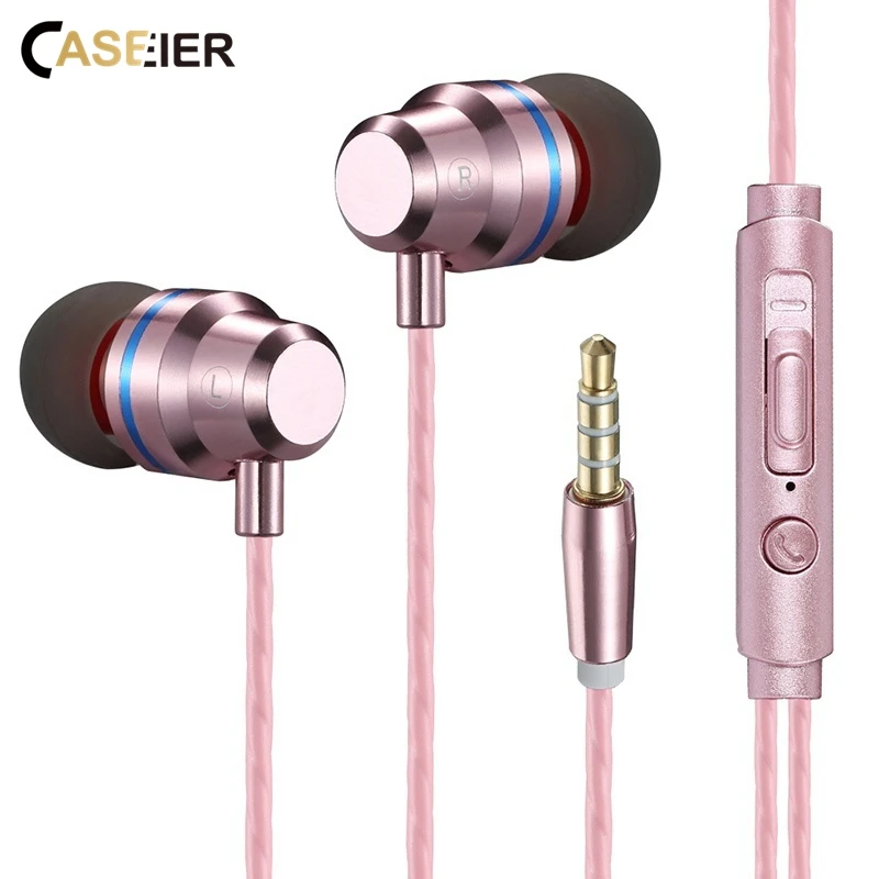 наушники наушник CASEIER проводные стерео игровые бас Музыка спортивные с