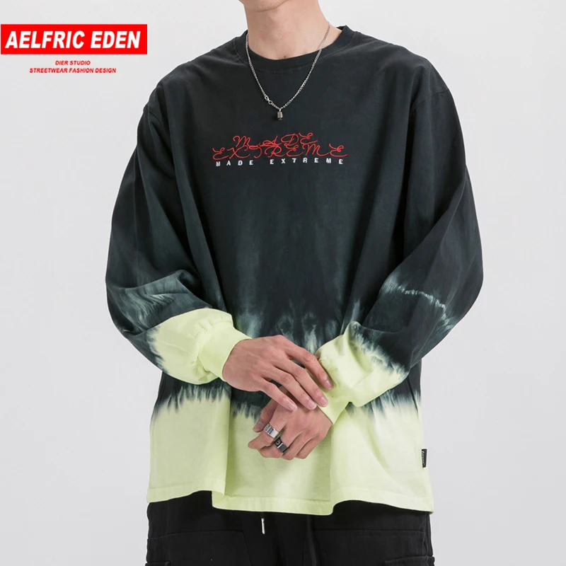 Aelfric Eden винтажные мужские свитшоты с галстуком 2020 модные топы в стиле Харадзюку С