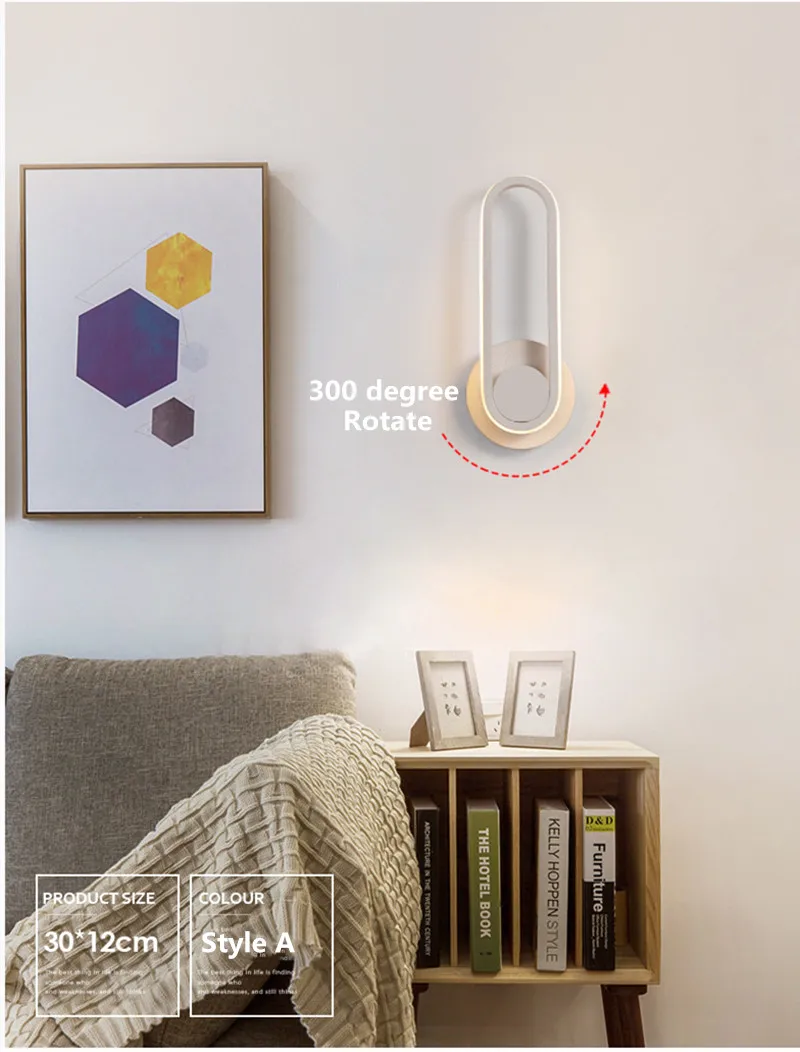 

Креативная светодиодсветодиодный настенная лампа в скандинавском стиле, современный настенный светильник с изголовьем кровати, для гостиной, фоновая настенная лампа для телевизора