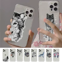 animal wolf phone case for iphone 11 12 13 mini pro xs max 8 7 6 6s plus x 5s se 2020 xr