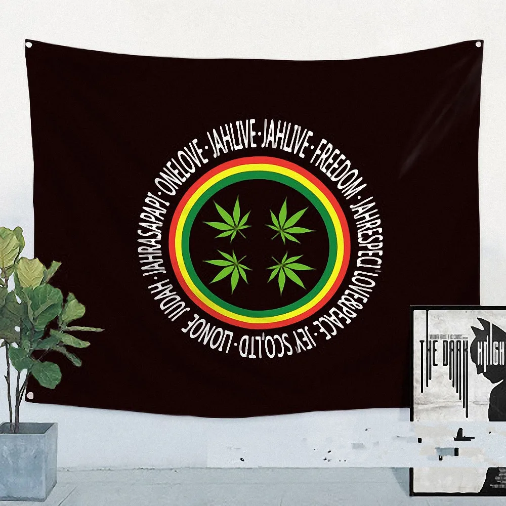 

Hip Hop Reggae Posters Rock Music Flag Banner HD Canvas Printing Art Tapestry Mural Wall Stickers Tapestry Home Decoration D1