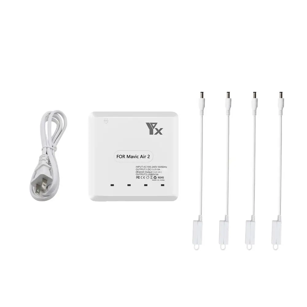 mavic air 2 drone battery charging hub for dji mavic air 2 remote control charger w usb charge port charging phone 4 batteries free global shipping