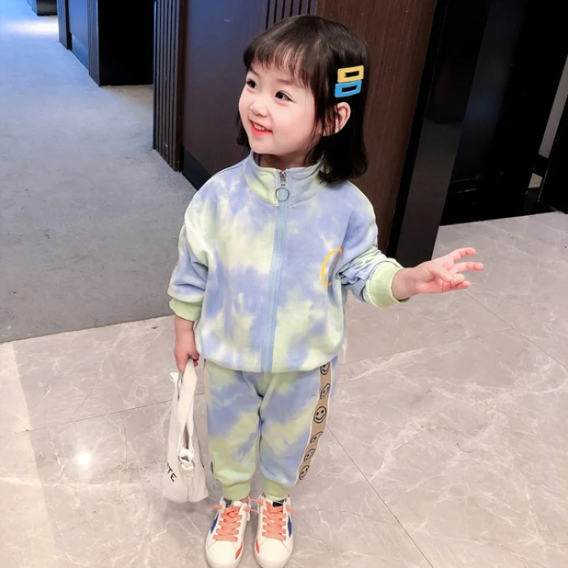 

Comfortable Spring Summer Children's Clothes Set Baby Girls Sweatshirts + Pants 2pcs/Set Kids School Beach Outdoor Teenage Girl