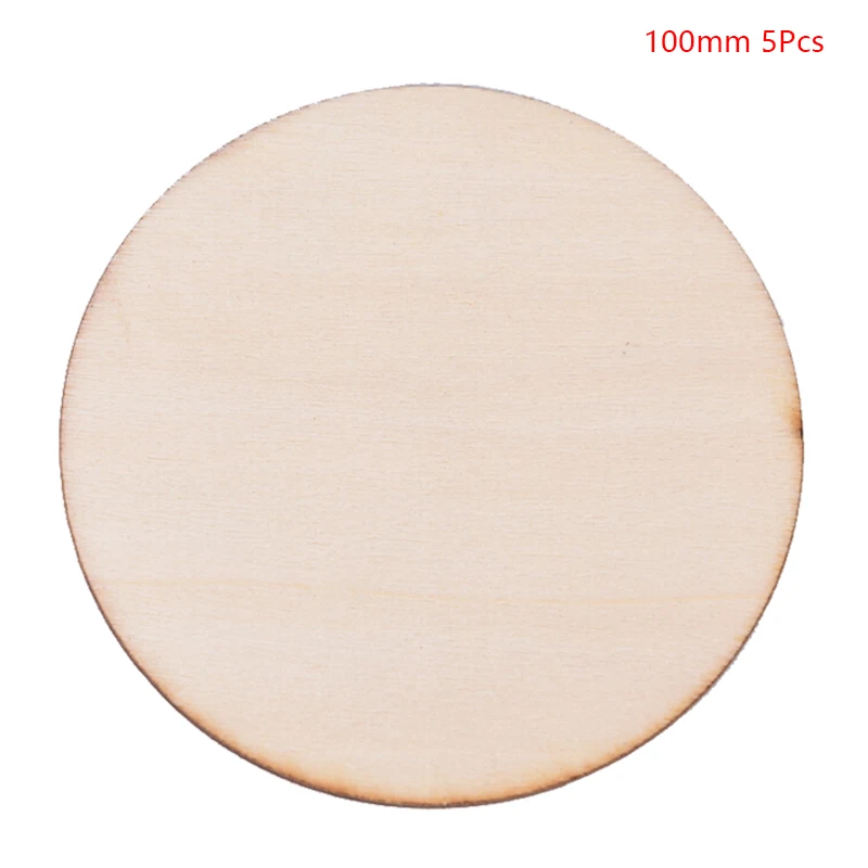 100mm 5-100 шт DIY ремесло необработанные кусочки натурального дерева круги бревна диски для Рождества DIY ремесло деревенские Свадебные украшения - Цвет: 100mm